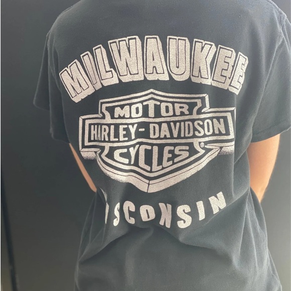 HARLEY DAVIDSON GLITTER TEE S - Picture 8 of 16